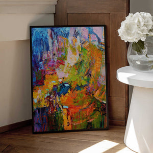Tablou înramat „Vivid Petal Whispers” de Dorothy Fagan