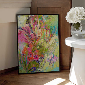 Tablou înramat „Expressionist Colorful Abstract” de Dorothy Fagan