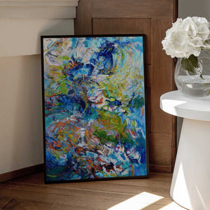 Tablou înramat „Vivid Petal Whispers” de Dorothy Fagan
