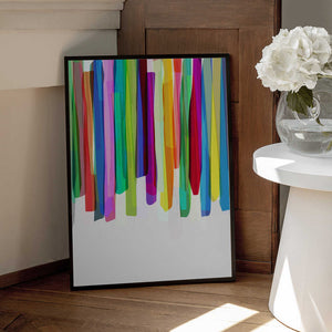 Tablou înramat „Colorful Stripes 2” de Mareike Böhmer
