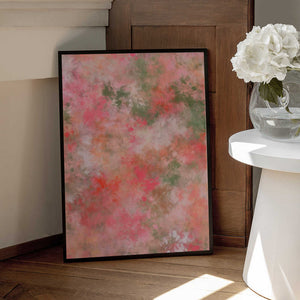 Tablou înramat „Pastel Flowery Artwork” de Bilge Paksoylu