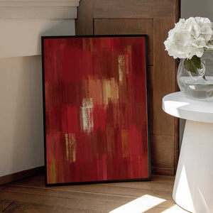 Tablou înramat „Abstract Modern Brush Strokes” de Bilge Paksoylu