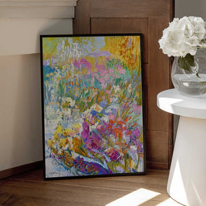 Tablou înramat „Vibrant Garden Dream” de Dorothy Fagan