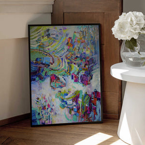 Tablou înramat „Vibrant Tapestry” de Dorothy Fagan