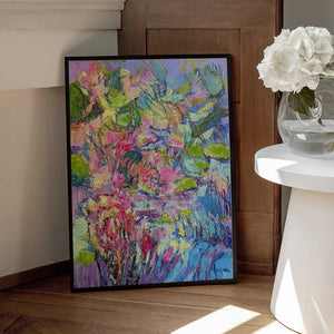 Tablou înramat „Vibrant Floral Dreams” de Dorothy Fagan