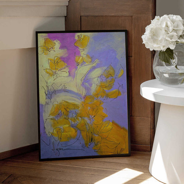 Tablou înramat „Golden Blossom Glow” de Dorothy Fagan