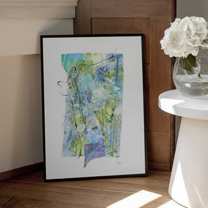 Tablou înramat „Mystical Waterscape” de Dorothy Fagan