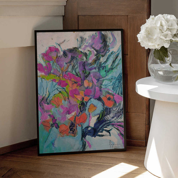 Tablou înramat „Floral Symphony” de Dorothy Fagan