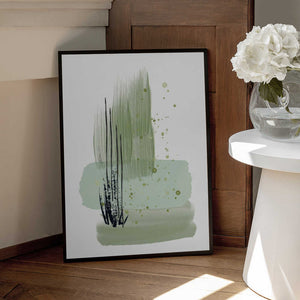 Tablou înramat „Planet Green-1” de Sally Ann Moss