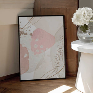 Tablou înramat „Silky Pink-3” de Sally Ann Moss