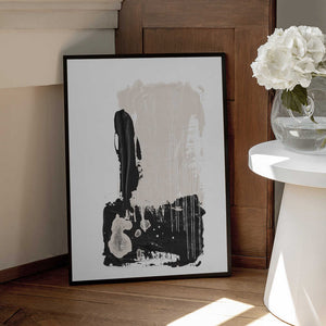 Tablou înramat „Black and White” de Sally Ann Moss