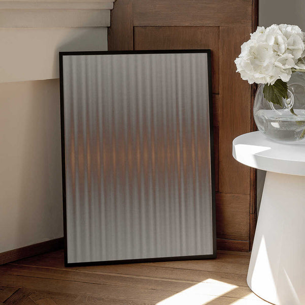 Tablou înramat „Euphoria - Gray and Orange” de Alma