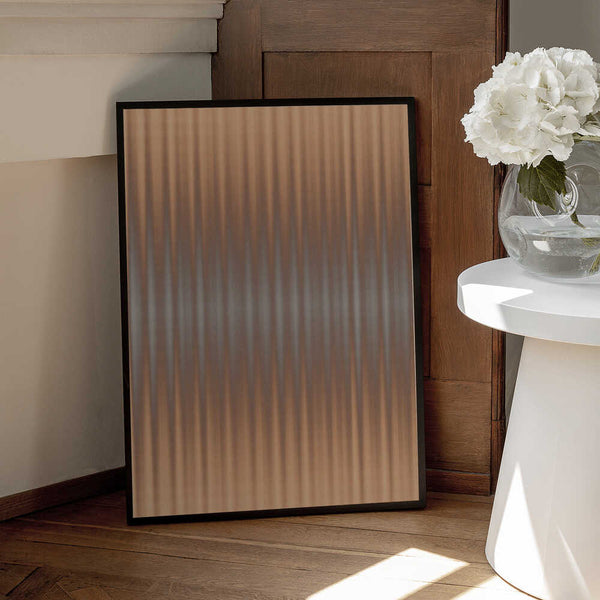 Tablou înramat „Euphoria - Orange and Gray” de Alma