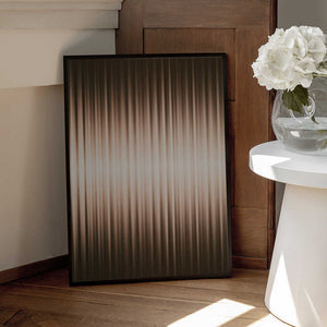 Tablou înramat „Euphoria - Brown and White” de Alma