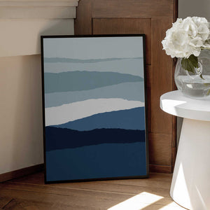 Tablou înramat „Blue Abstract II” de Orara Studio