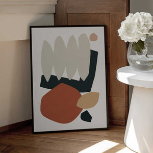 Tablou înramat „Collage Earth II” de Orara Studio