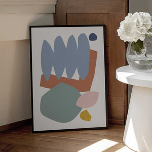 Tablou înramat „Collage Pastel II” de Orara Studio