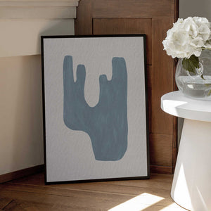Tablou înramat „Mid Century Blue IV” de Orara Studio