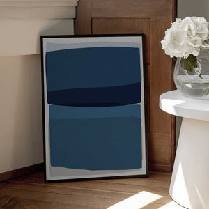 Tablou înramat „Modern Blue” de Orara Studio