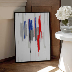Tablou înramat „BILLS RED WHITE AND BLUE” de Fun Qui