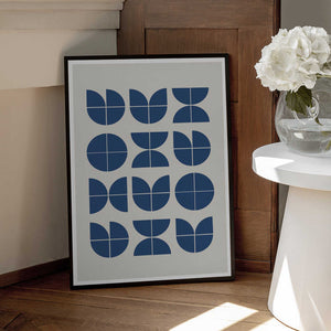Tablou înramat „Geometric Harmony” de THE MIUUS STUDIO
