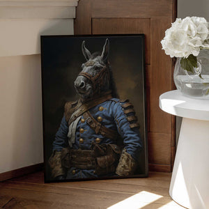 Tablou înramat „Donkey In Costume 4” de Bilge Paksoylu