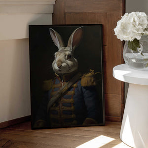 Tablou înramat „Rabbit In Costume 1” de Bilge Paksoylu