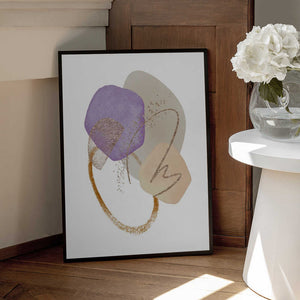 Tablou înramat „Cool Shapes 3” de Sally Ann Moss