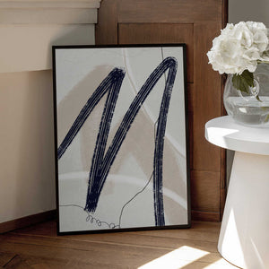 Tablou înramat „Abstract Lines No. 2” de Anne-Marie Volfova