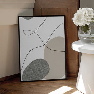 Tablou înramat „Abstract Bubbles” de Anne-Marie Volfova