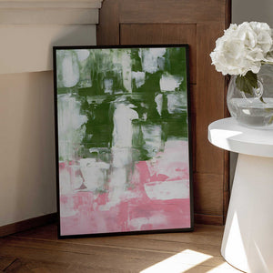 Tablou înramat „Olive Pink” de Ejaaz Haniff