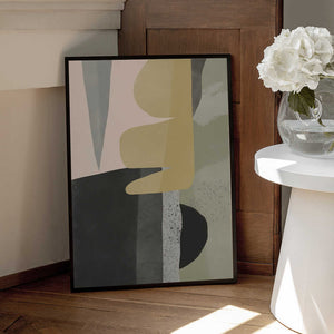 Tablou înramat „Abstract Layers” de Little Dean