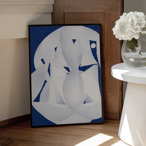 Tablou înramat „Paper Sculpture Abstract” de Little Dean