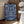 Tablou înramat „Symmetrical Blue and White Pattern” de Little Dean