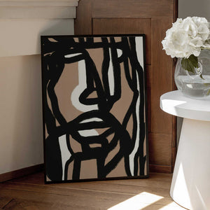 Tablou înramat „Bold line composition 09” de Little Dean