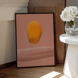 Tablou înramat „Stone portrait orange” de Little Dean