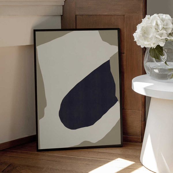 Tablou înramat „Contrasting Shapes” de Little Dean