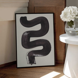 Tablou înramat „Ink Motif 24” de Ejaaz Haniff