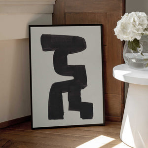 Tablou înramat „Ink Motif 44” de Ejaaz Haniff