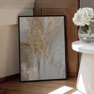 Tablou înramat „Golden marble” de Sally Ann Moss