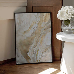 Tablou înramat „Gold Marble” de Sally Ann Moss
