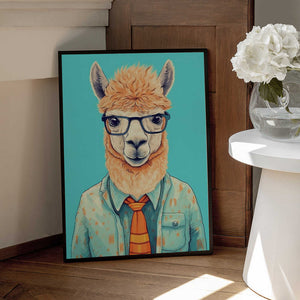 Tablou înramat „Lama 3” de Bilge Paksoylu