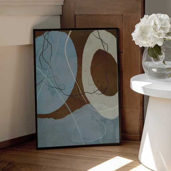 Tablou înramat „Ethereal Circles” de Treechild