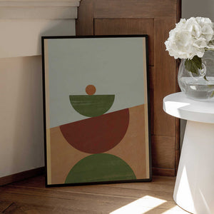 Tablou înramat „Contemporary Geometric 02” de Nilesh Kulkarni