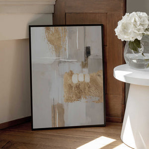 Tablou înramat „Golden Canvas” de Sally Ann Moss
