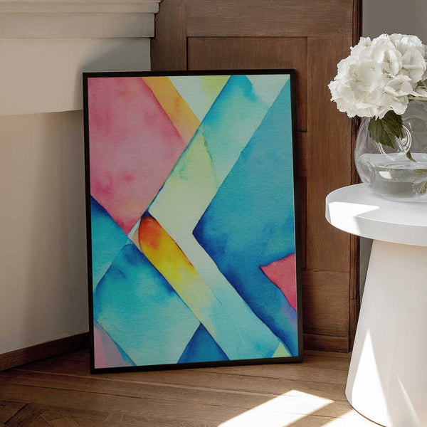 Tablou înramat „Nature Inspired Abstract Watercolor  (Day 37)” de Mauro