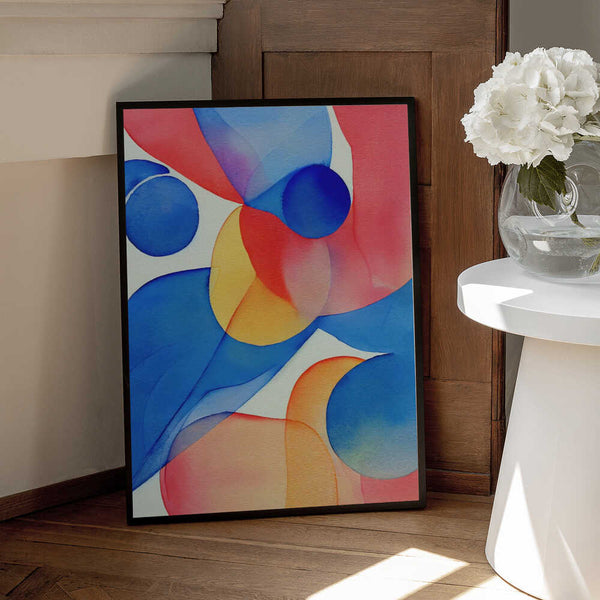 Tablou înramat „Nature Inspired Abstract Watercolor  (Day 59)” de Mauro