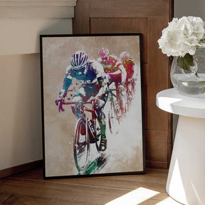 Tablou înramat „Sport Cycle racing” de Justyna Jaszke