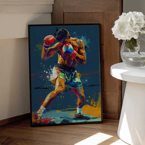 Tablou înramat „Sport Boxer 1” de Justyna Jaszke