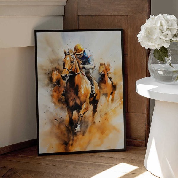 Tablou înramat „Sport Horse Rider 2” de Justyna Jaszke